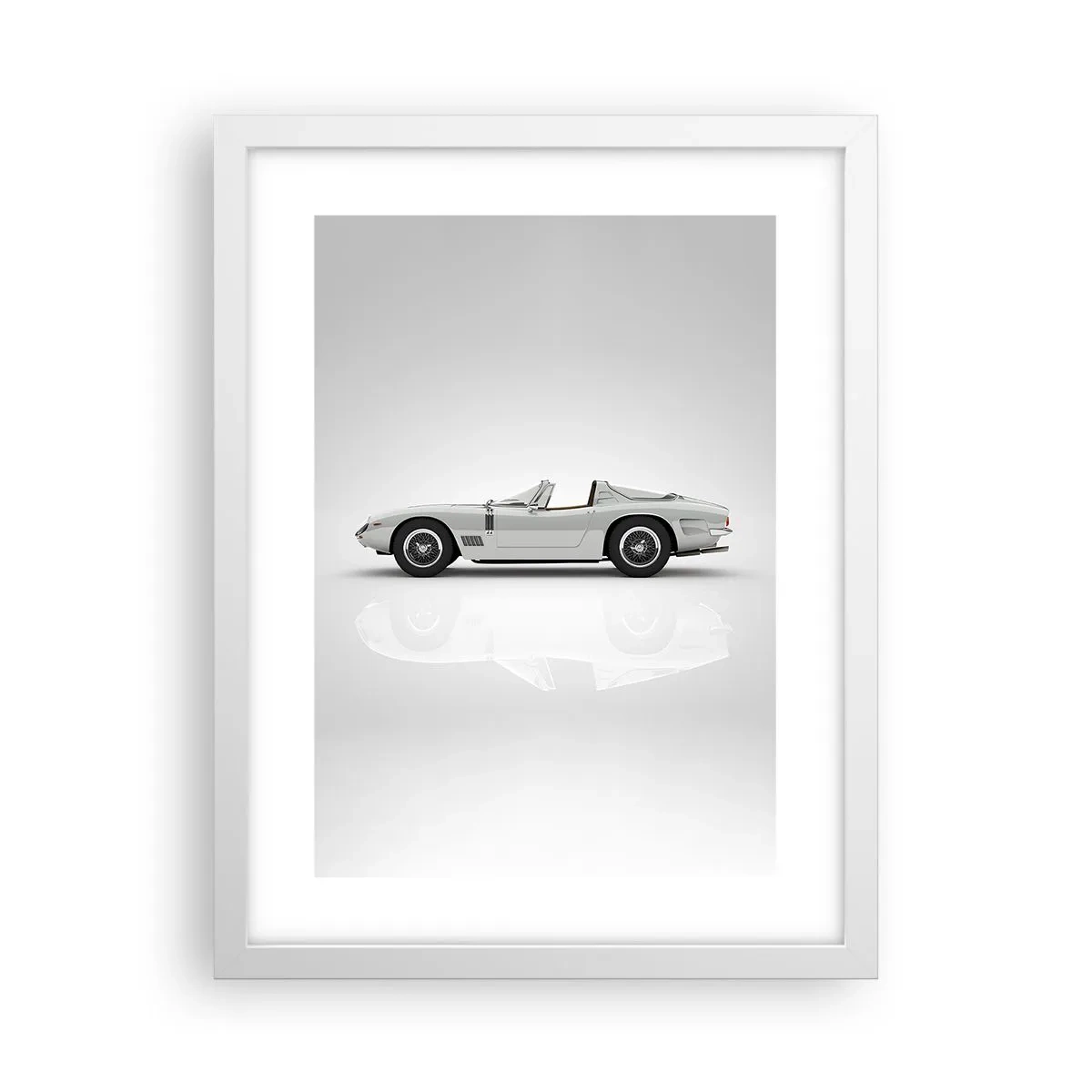 Poster in einem weißen Rahmen - Spaß versprochen - 30x40 cm