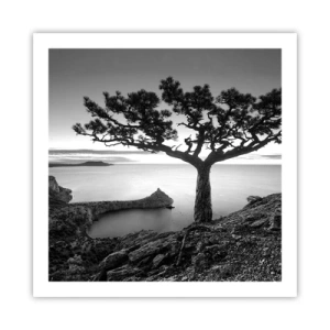 Poster - Stille bis zum Horizont - 60x60 cm