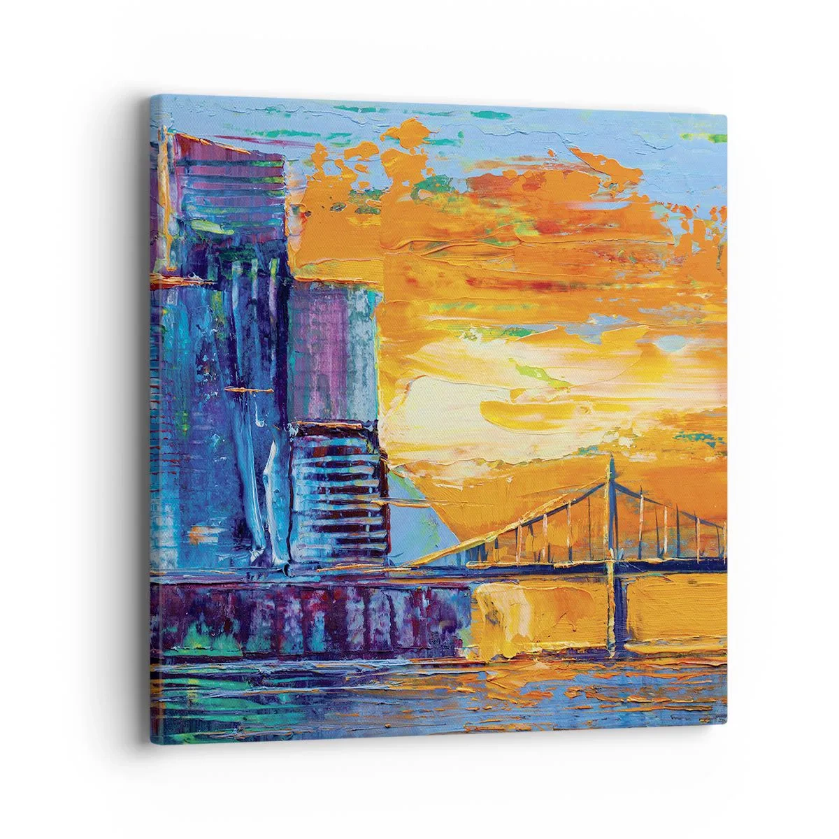 Bild auf Leinwand - Leinwandbild - Kultur und Natur - 40x40 cm