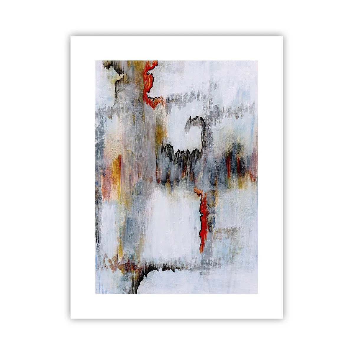 Poster - Ein Stock auf dem Wasser - 30x40 cm