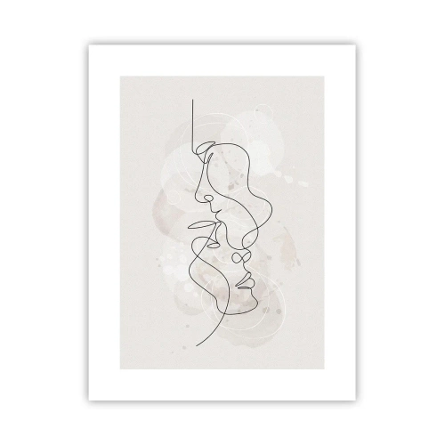 Poster - Verstrickt in eine Umarmung - 30x40 cm