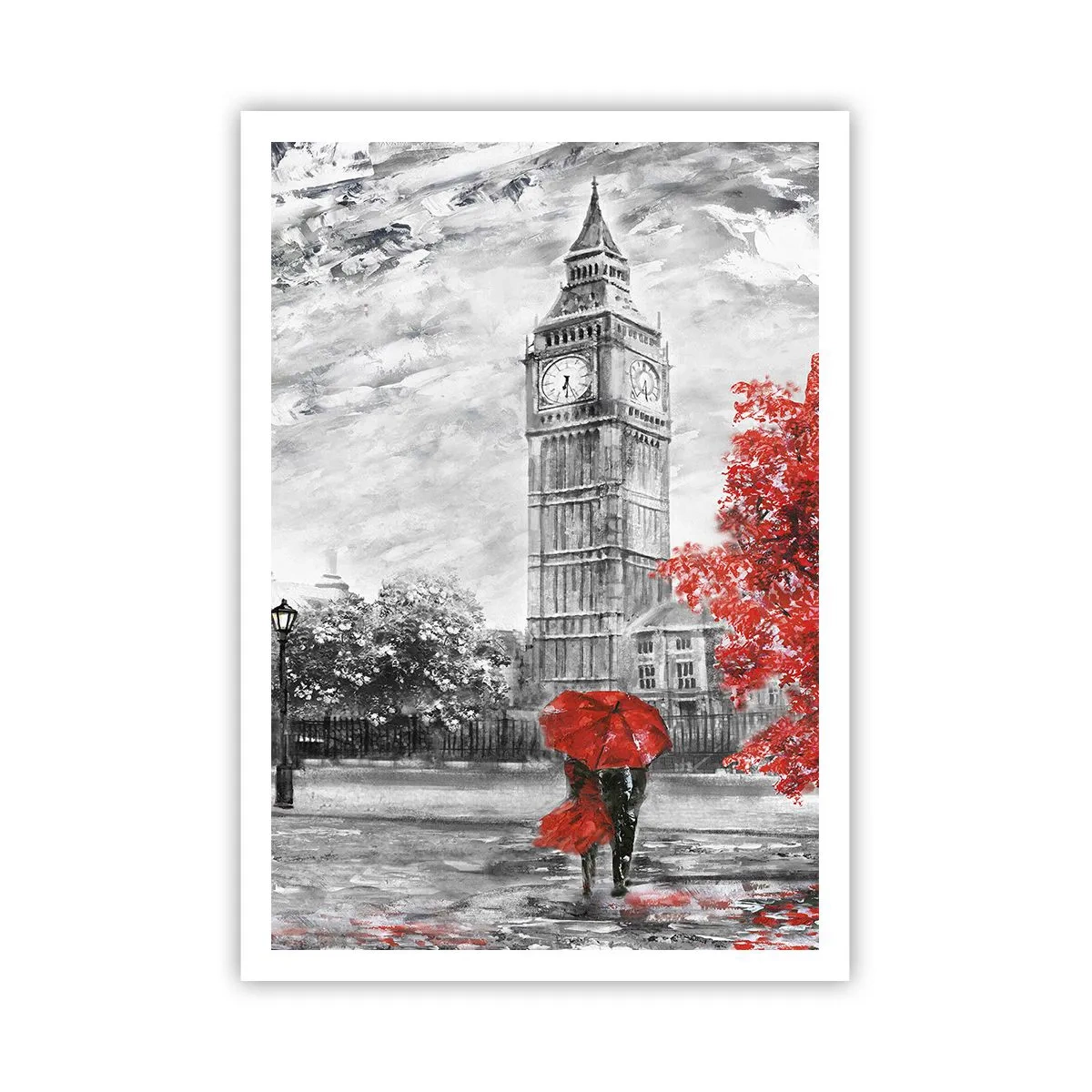 Poster - Ein aufregender Tag - 70x100 cm