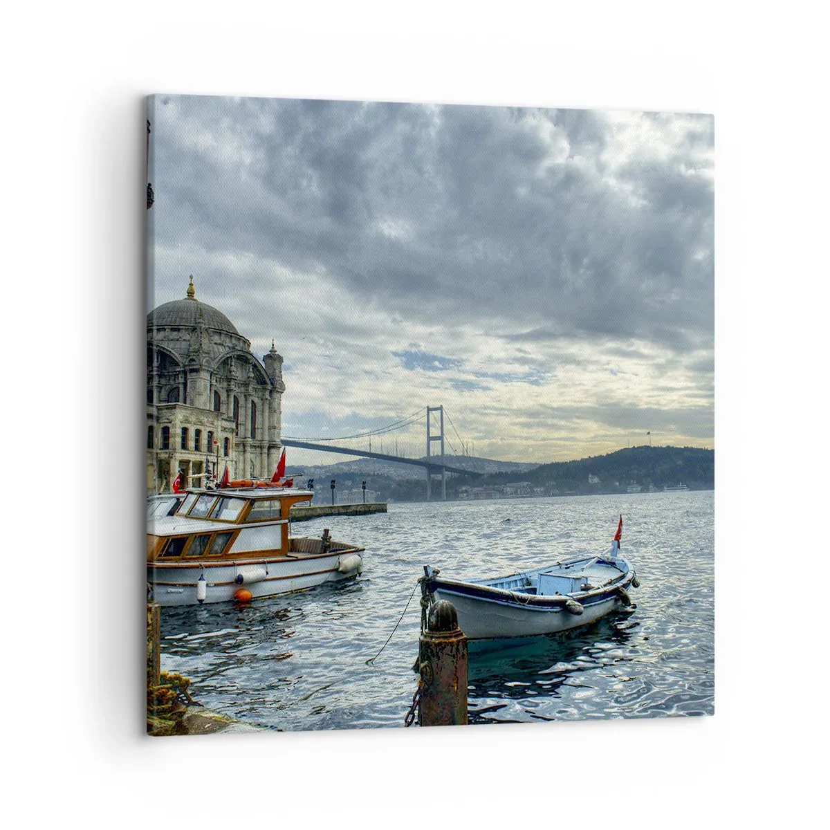 Bild auf Leinwand - Leinwandbild - An der Grenze der Welten - 50x50 cm