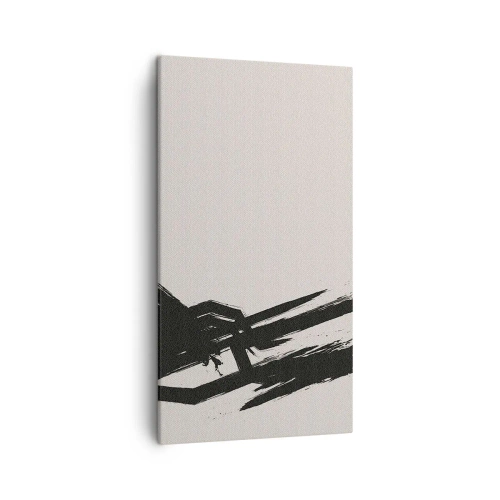 Bild auf Leinwand - Leinwandbild - Unaufhaltsamer Trieb - 45x80 cm