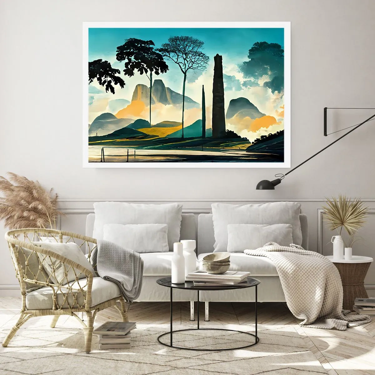 Poster - Immer höher und höher - 70x50 cm