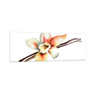 Glasbild - Bild auf glas - Süße mit Farbe verschüttet - 90x30 cm