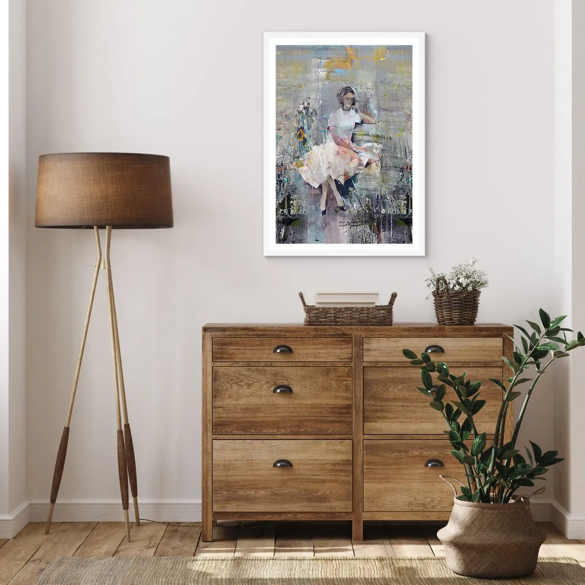 Poster in einem weißen Rahmen - Klassisch und modern - 70x100 cm