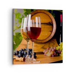 Bild auf Leinwand - Leinwandbild - Wie die alten Meister - 70x70 cm