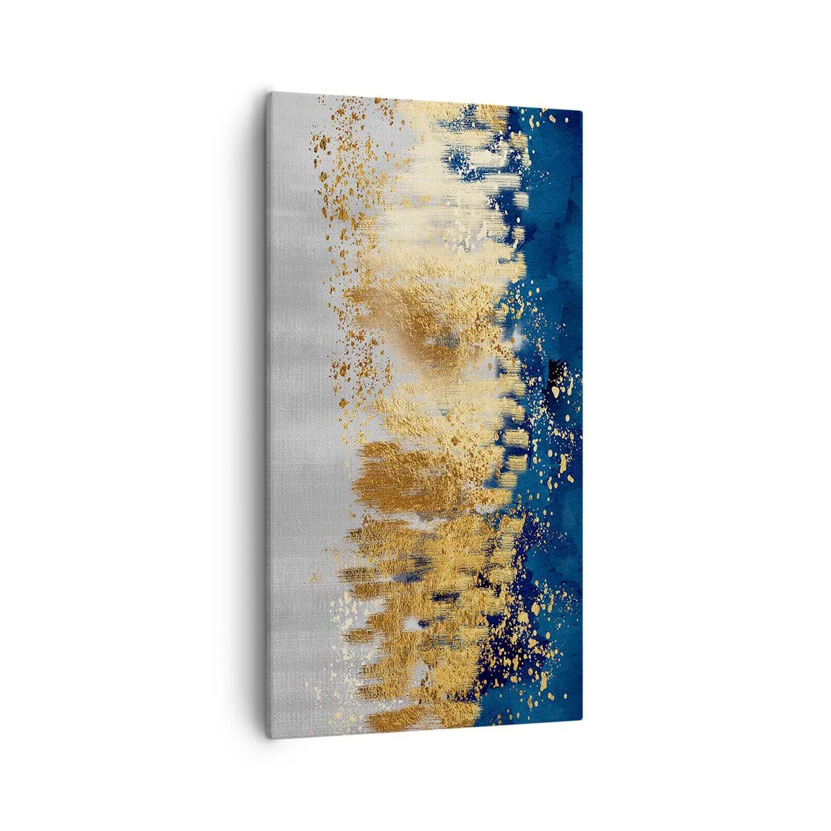 Bild auf Leinwand - Leinwandbild - Moderne Komposition mit Glanz - 55x100 cm