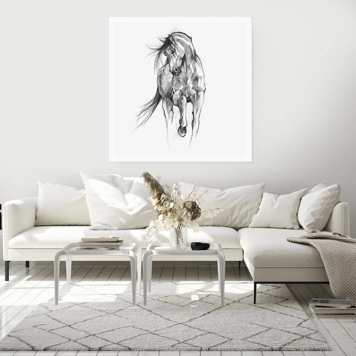 Poster - Im anmutigen Trab - 30x30 cm