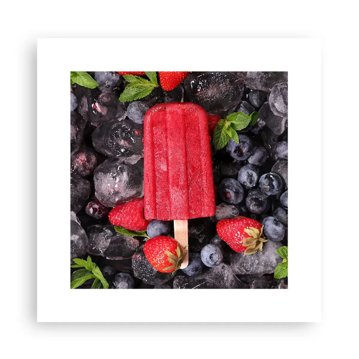 Poster - So schmeckt der heiße Sommer - 30x30 cm