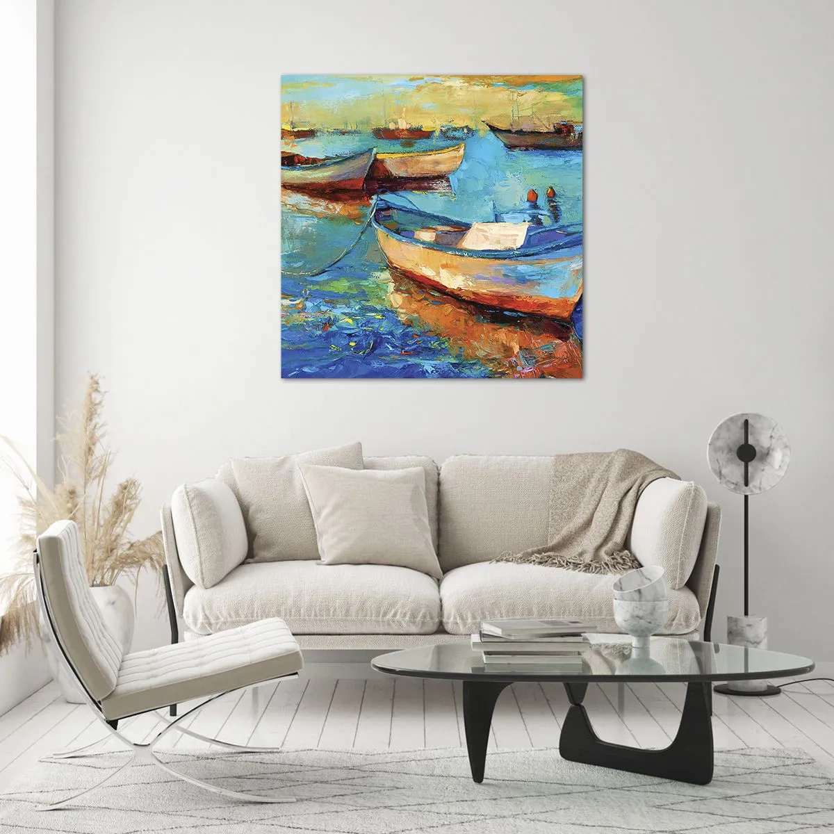 Glasbild - Bild auf glas - In der südlichen Bucht - 60x60 cm