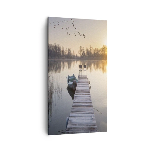 Bild auf Leinwand - Leinwandbild - Ich komme nach einiger Zeit zurück - 45x80 cm