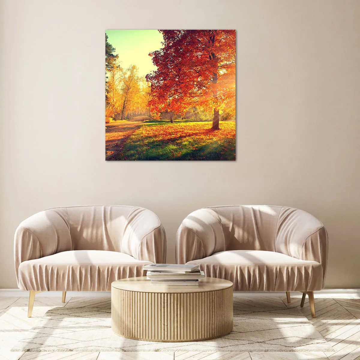 Glasbild - Bild auf glas - Unhöflich ist schön - 60x60 cm