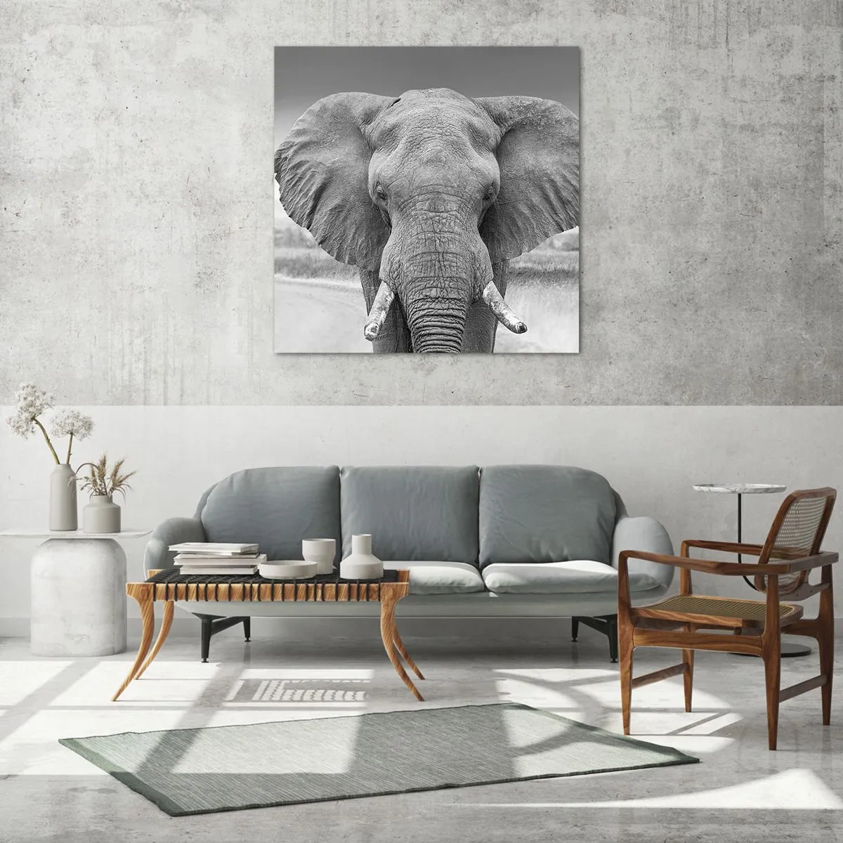 Glasbild - Bild auf glas - Willkommen in meiner Welt - 40x40 cm