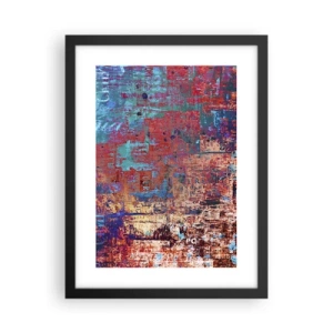 Poster in einem schwarzem Rahmen - Erinnerung und Vergessen - 30x40 cm