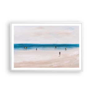 Poster in einem weißen Rahmen - Natürliches Bedürfnis - 91x61 cm