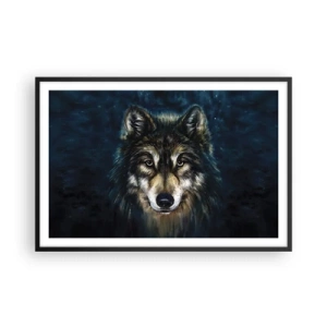 Poster in einem schwarzem Rahmen - Alpha? Und Omega - 91x61 cm