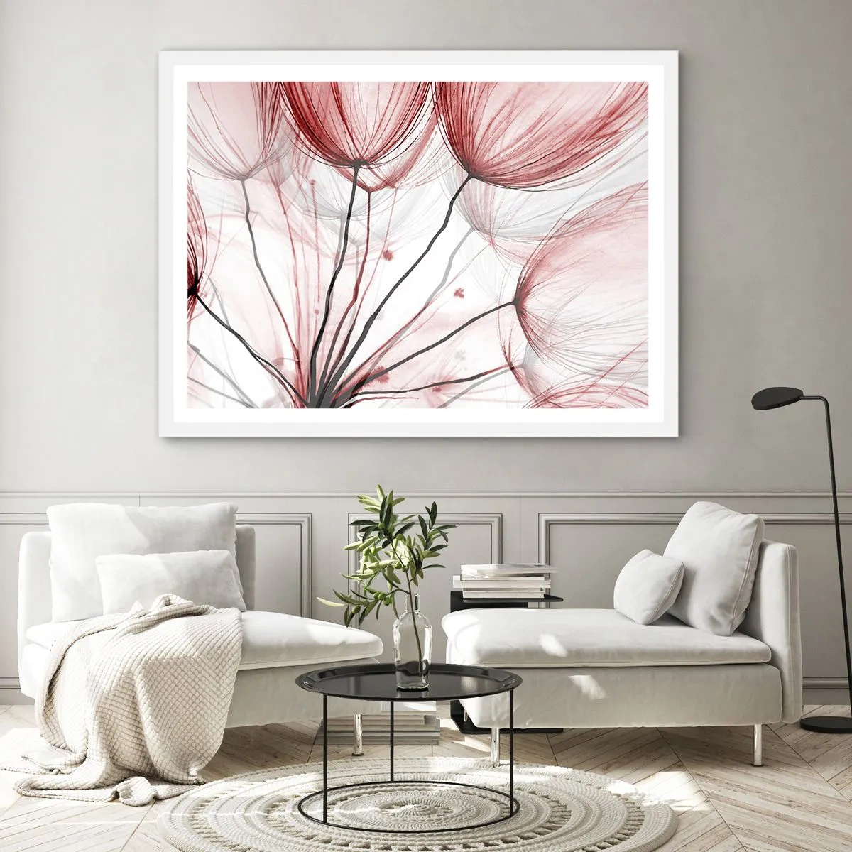 Poster in einem weißen Rahmen - Vor der Abfahrt - 100x70 cm