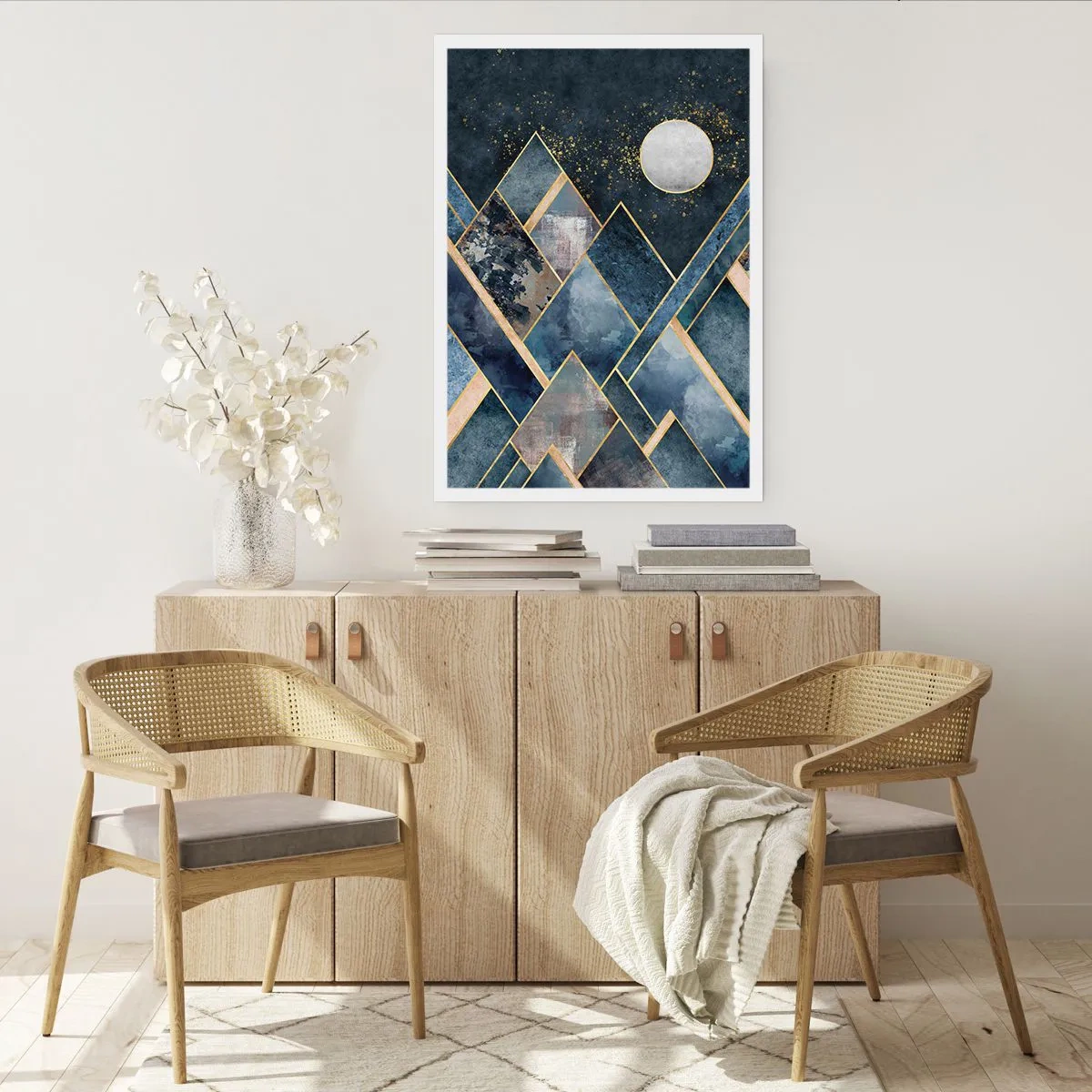 Poster - Geometrische Landschaft - 30x40 cm