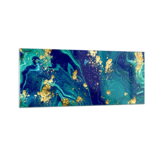 Glasbild - Bild auf glas - Die Blütenblätter der Sonne - 100x40 cm