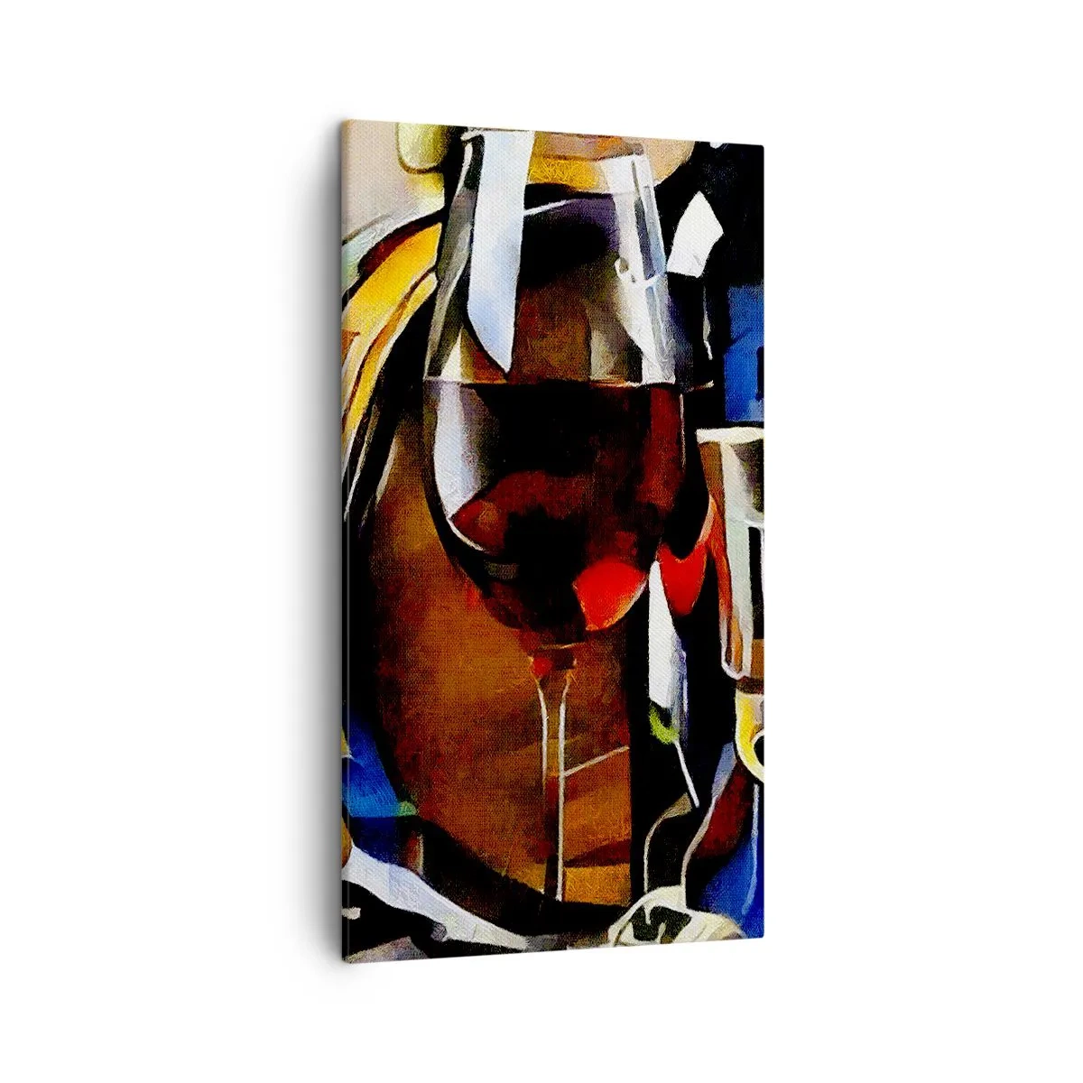 Bild auf Leinwand - Leinwandbild - Und die Welt nimmt Farben an - 45x80 cm