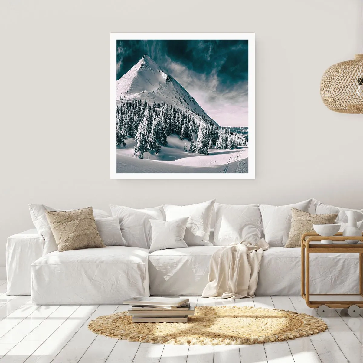 Poster - Das Land aus Schnee und Eis - 60x60 cm