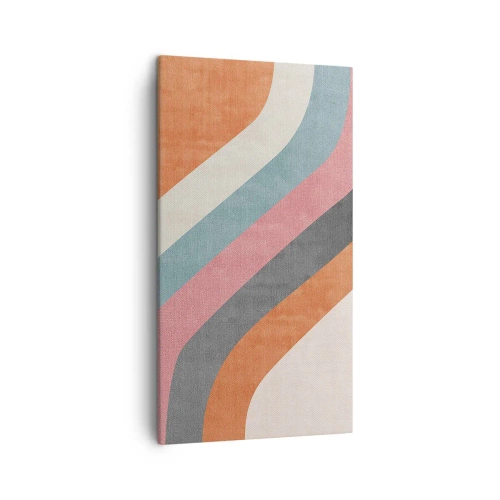 Bild auf Leinwand - Leinwandbild - Diagonale Komposition – Bewegung - 45x80 cm