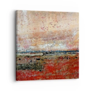 Bild auf Leinwand - Leinwandbild - Vielleicht liegt es am Meer - 30x30 cm
