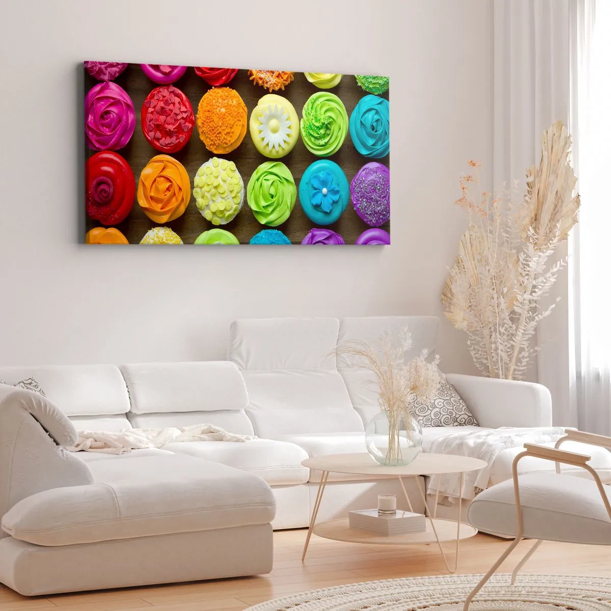 Bild auf Leinwand - Leinwandbild - Alles andere - alles lecker - 100x40 cm