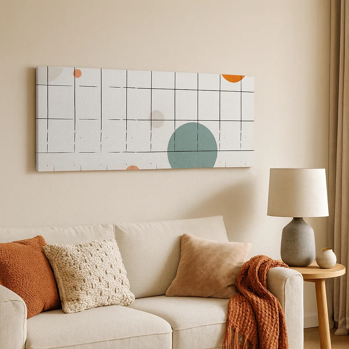 Bild auf Leinwand - Leinwandbild - Gefangen. Wir oder sie? - 30x30 cm