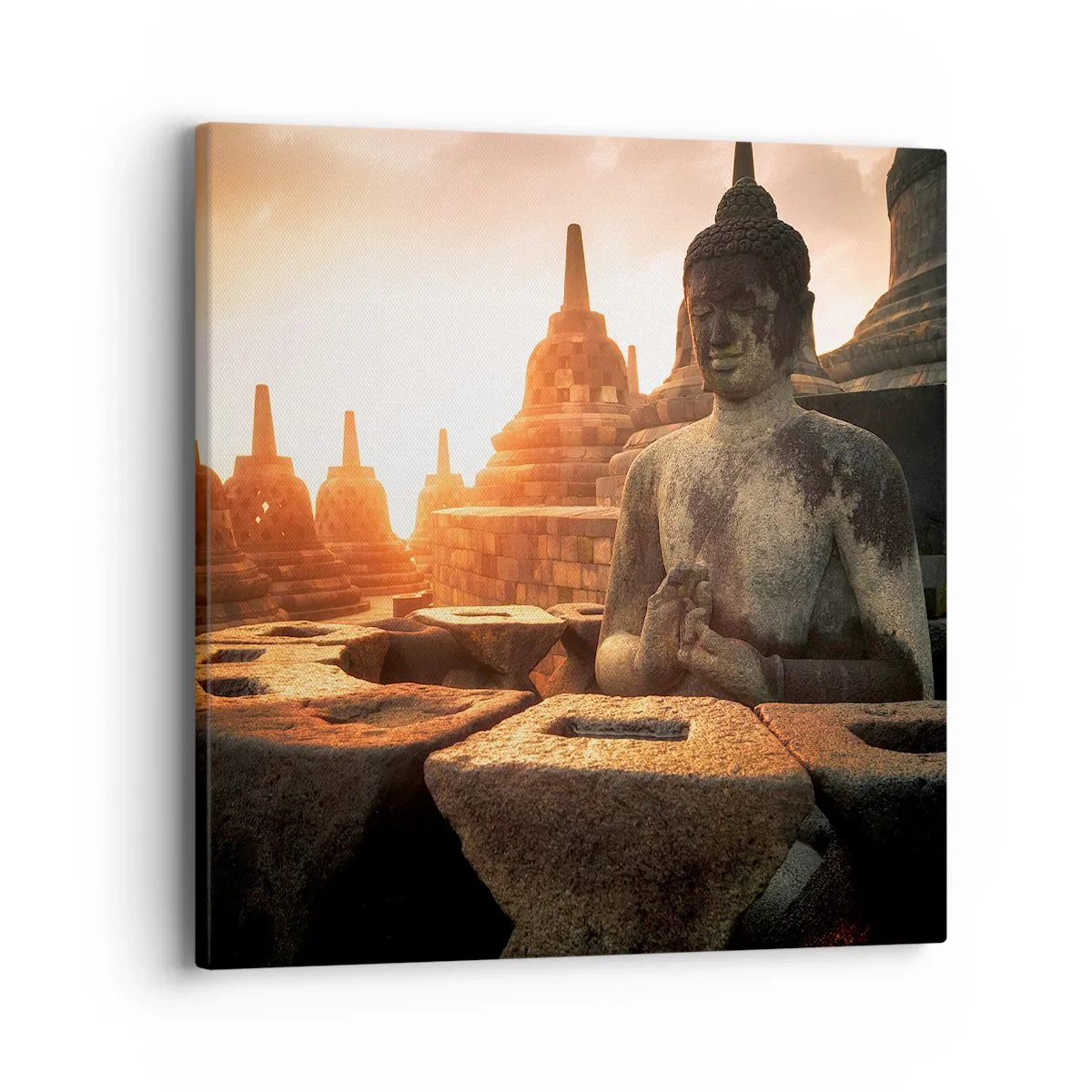 Bild auf Leinwand - Leinwandbild - Wetter der großen Weisheit - 40x40 cm