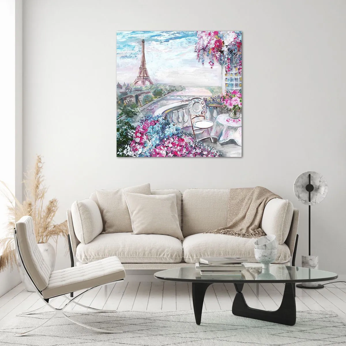 Glasbild - Bild auf glas - Am schönsten ist es hier im Mai - 70x70 cm