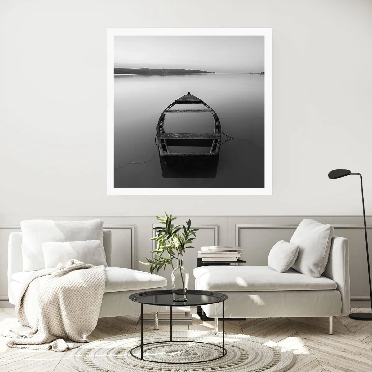 Poster - Sehnsucht und Melancholie - 40x40 cm