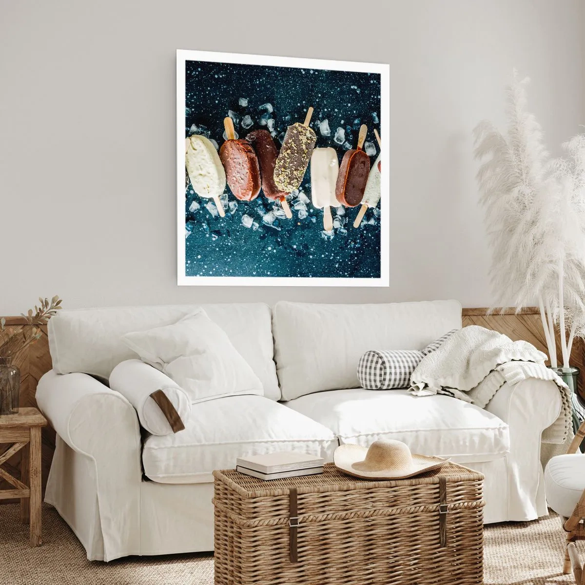 Poster - Geschmack des heißen Sommers - 50x50 cm