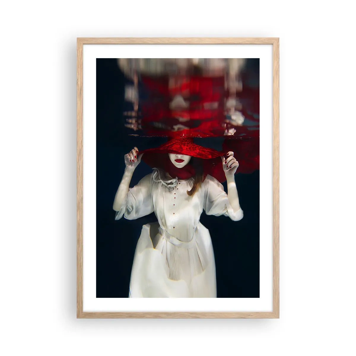 Poster in einem Rahmen aus heller Eiche - Boshafte Göttin in der slawischen Mythologie - 50x70 cm