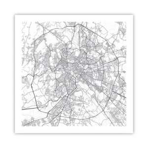 Poster - Römischer Kreis - 60x60 cm