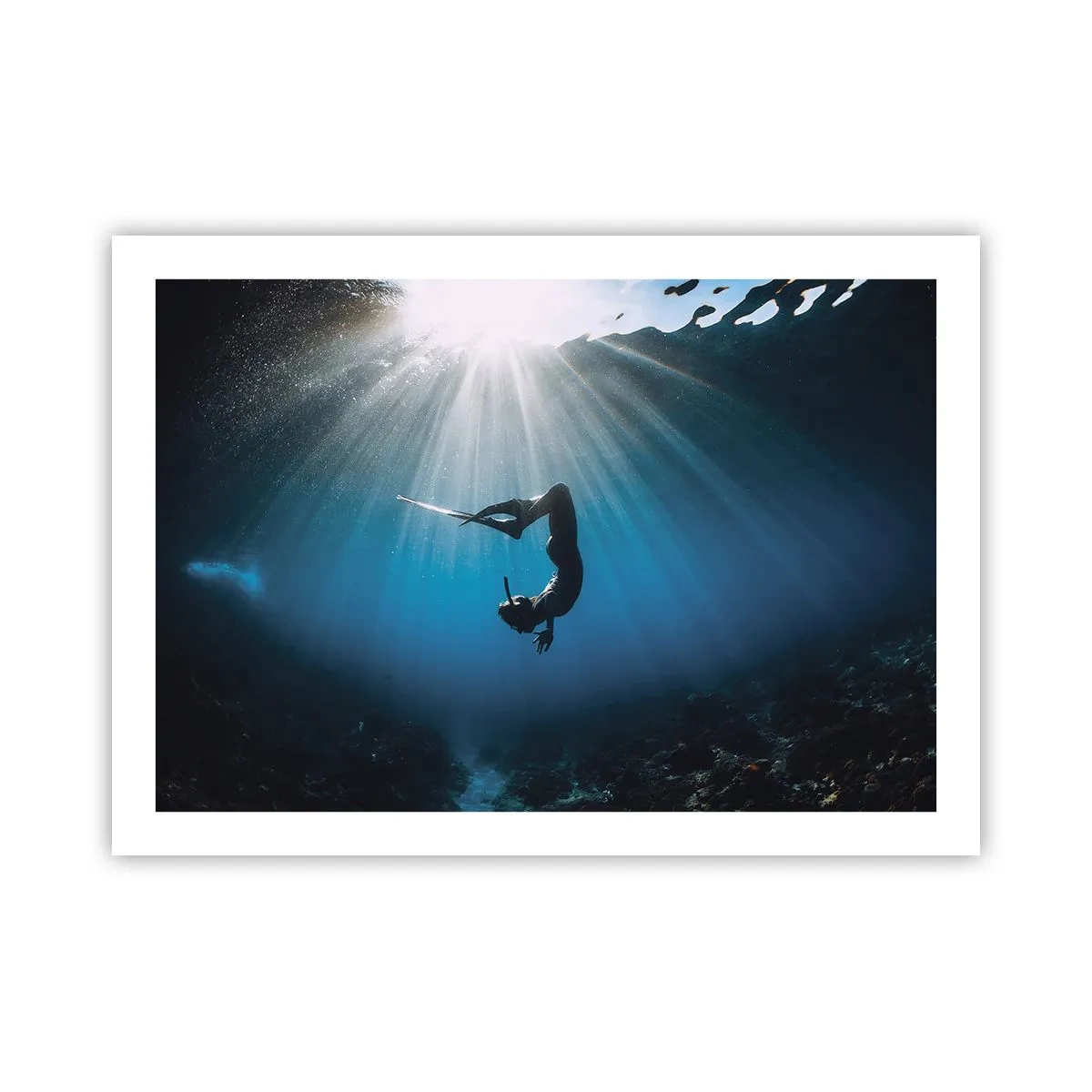 Poster - Tanz unter Wasser - 70x50 cm