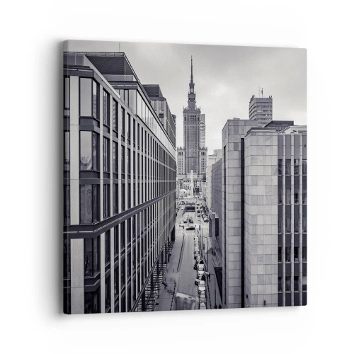 Bild auf Leinwand - Leinwandbild - Warschauer Tal - 40x40 cm