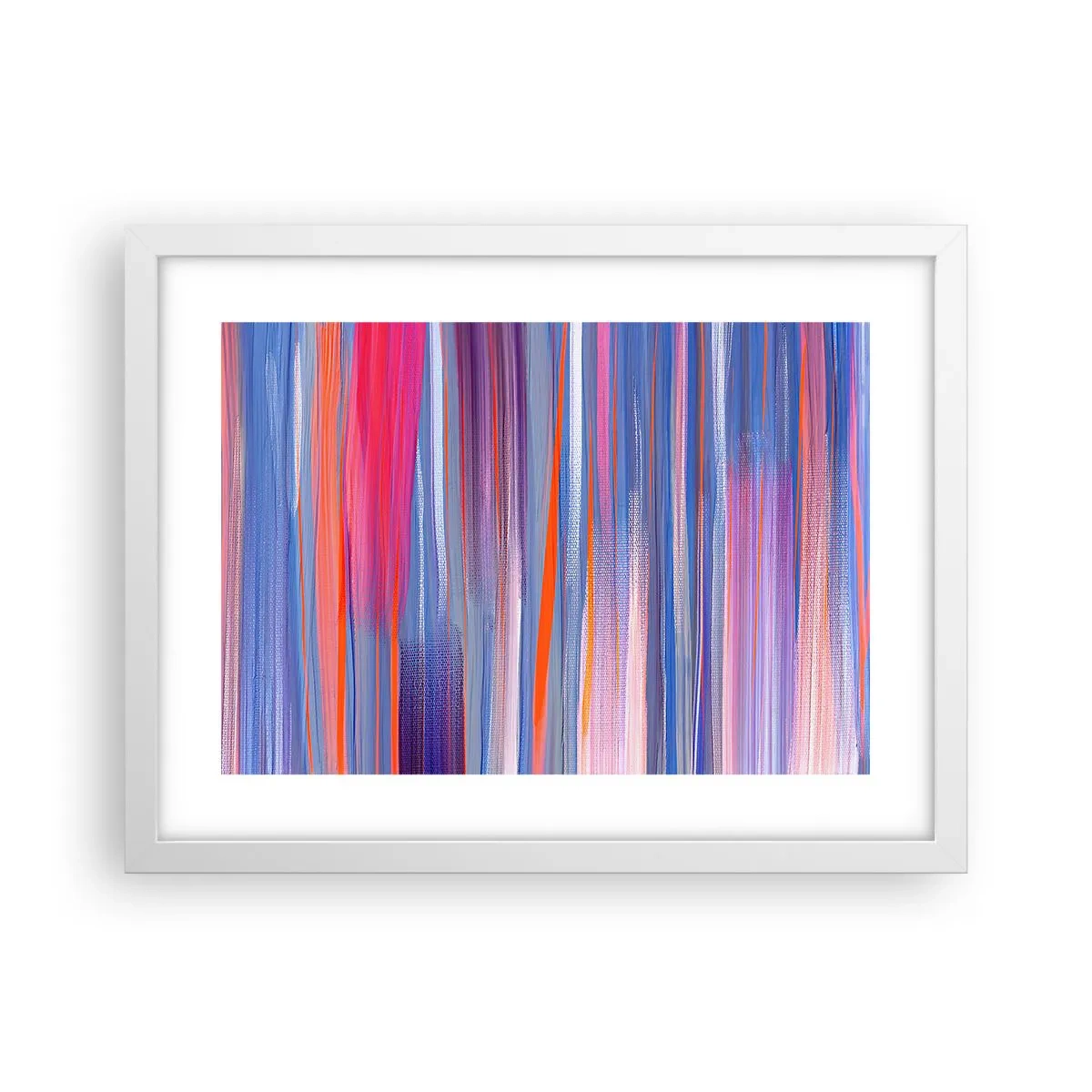 Poster in einem weißen Rahmen - Aufstieg zum Regenbogen - 40x30 cm