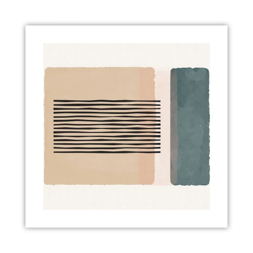 Poster - Alles ist in Ordnung - 40x40 cm