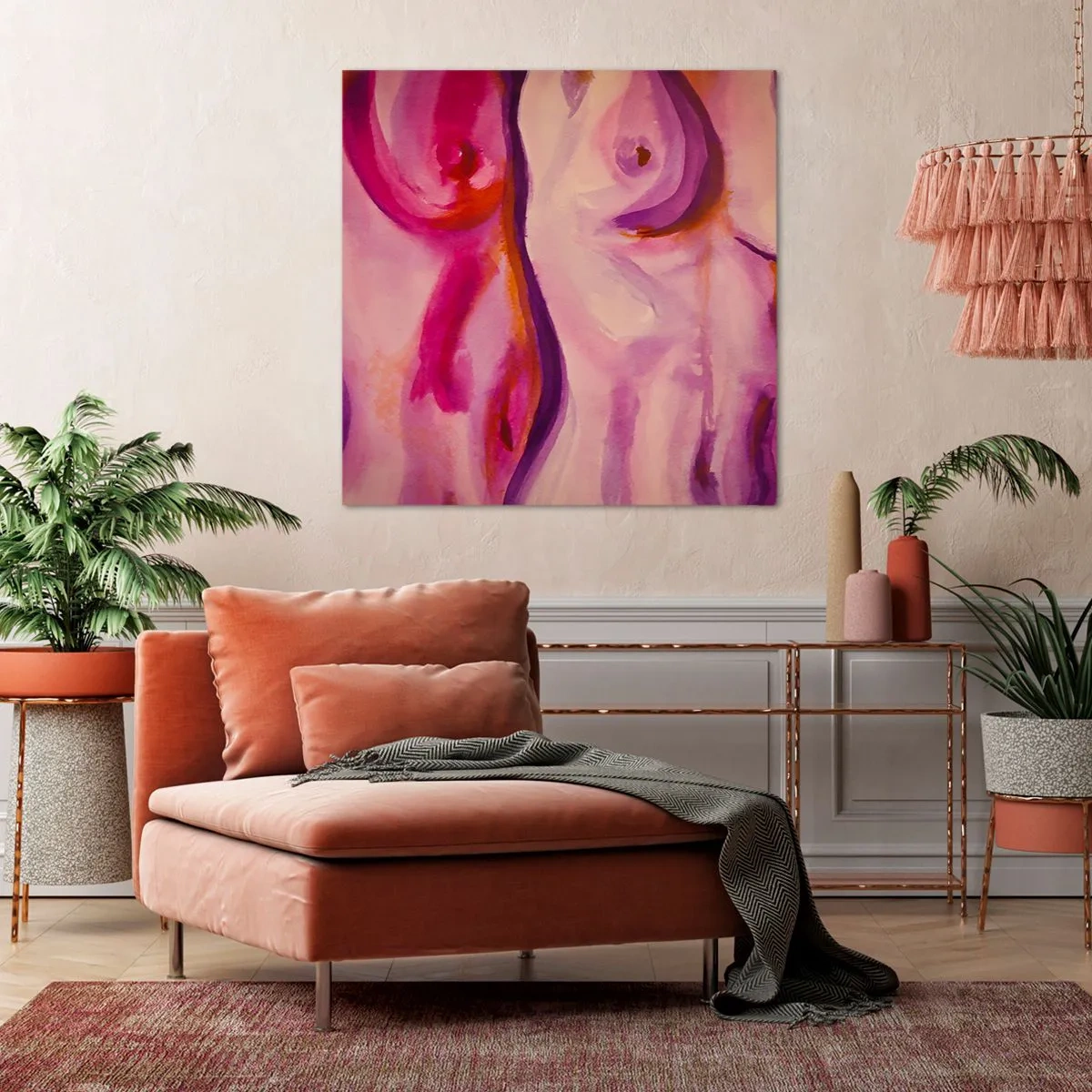 Bild auf Leinwand - Leinwandbild - Ode an die Weiblichkeit - 40x40 cm