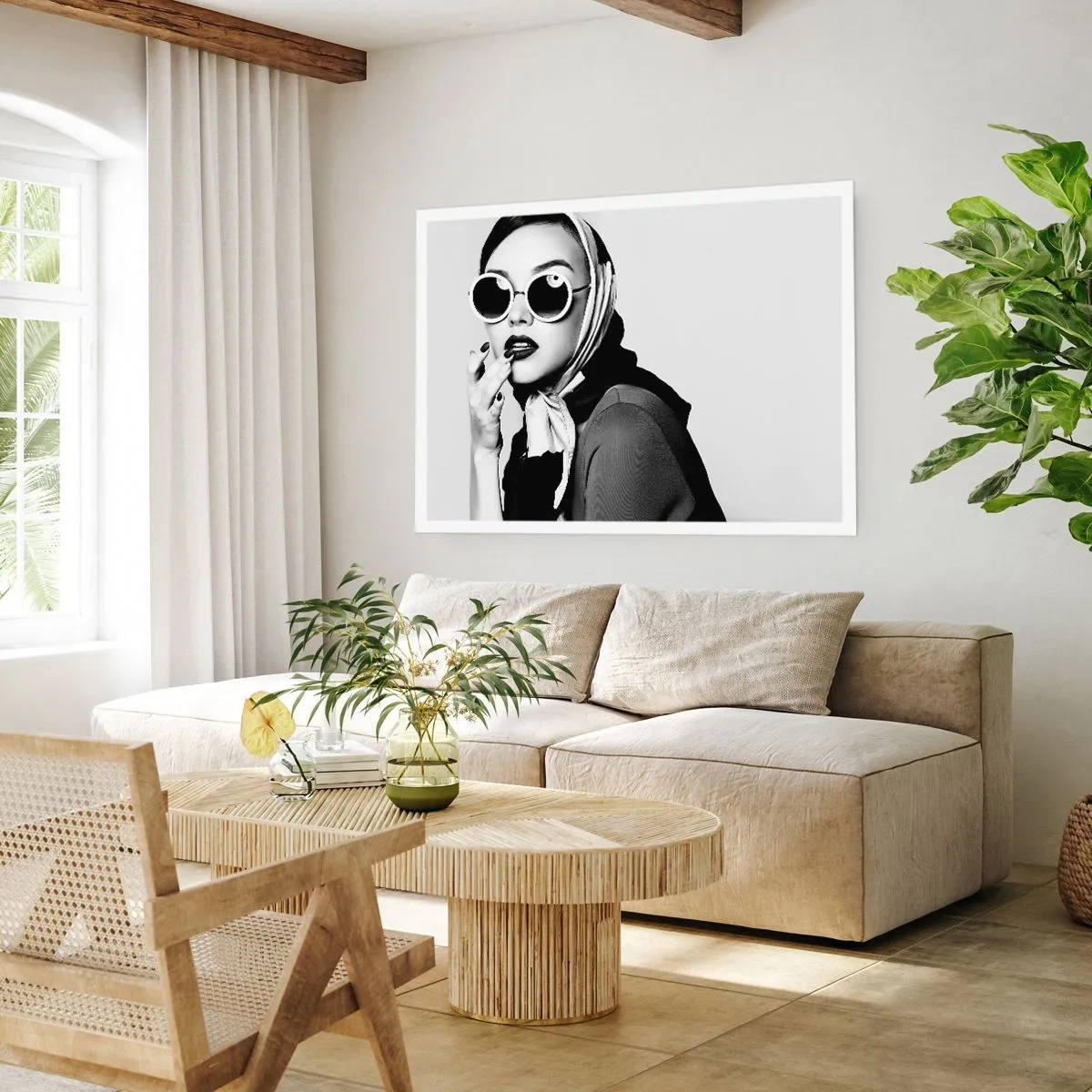 Poster - Grüße aus den 1960er Jahren - 50x40 cm