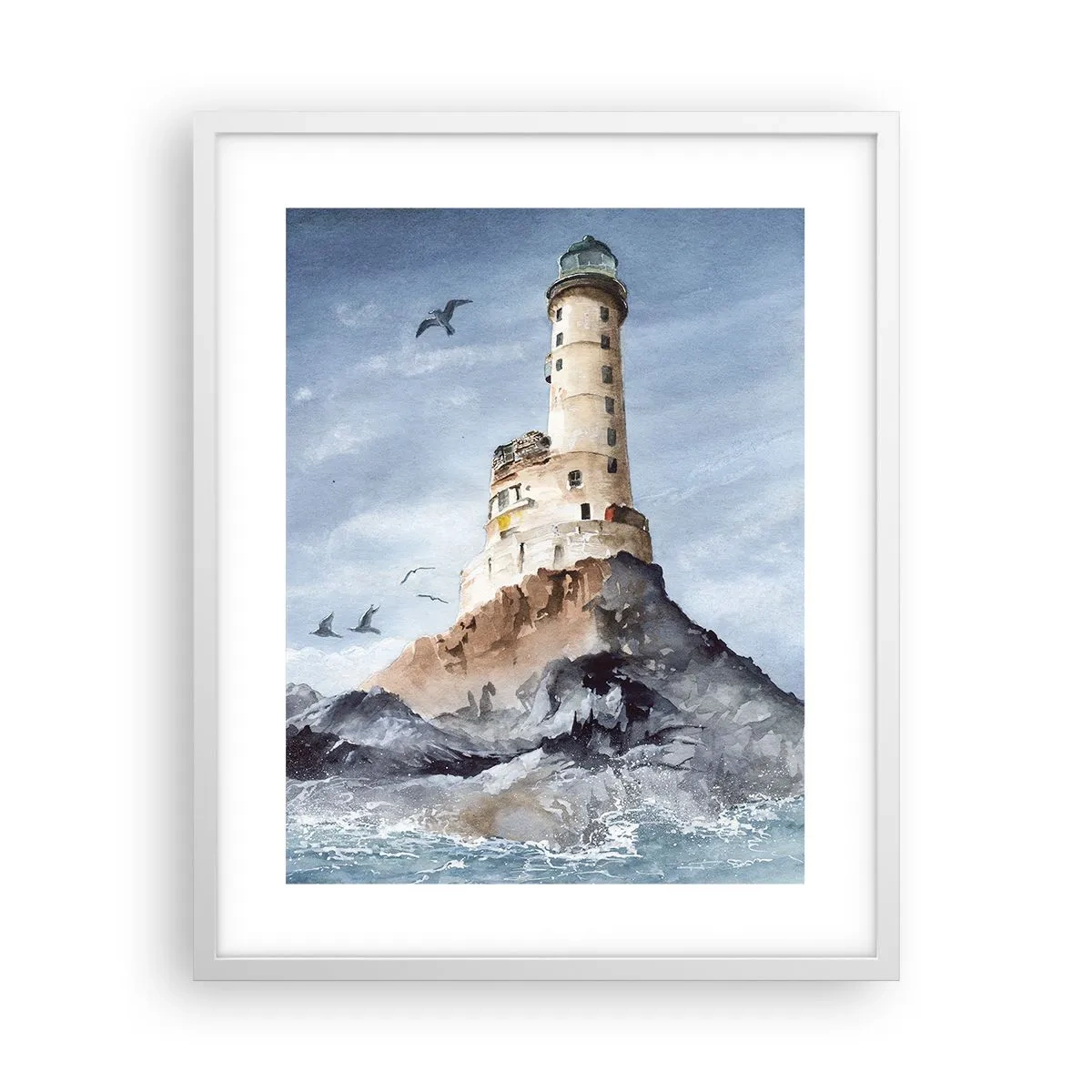 Poster in einem weißen Rahmen - Unbesiegbar - 40x50 cm