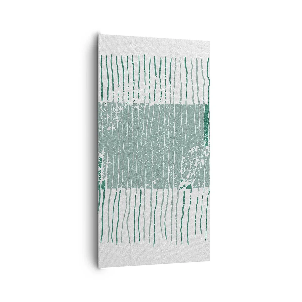 Bild auf Leinwand - Leinwandbild - Marine Abstraktion - 65x120 cm