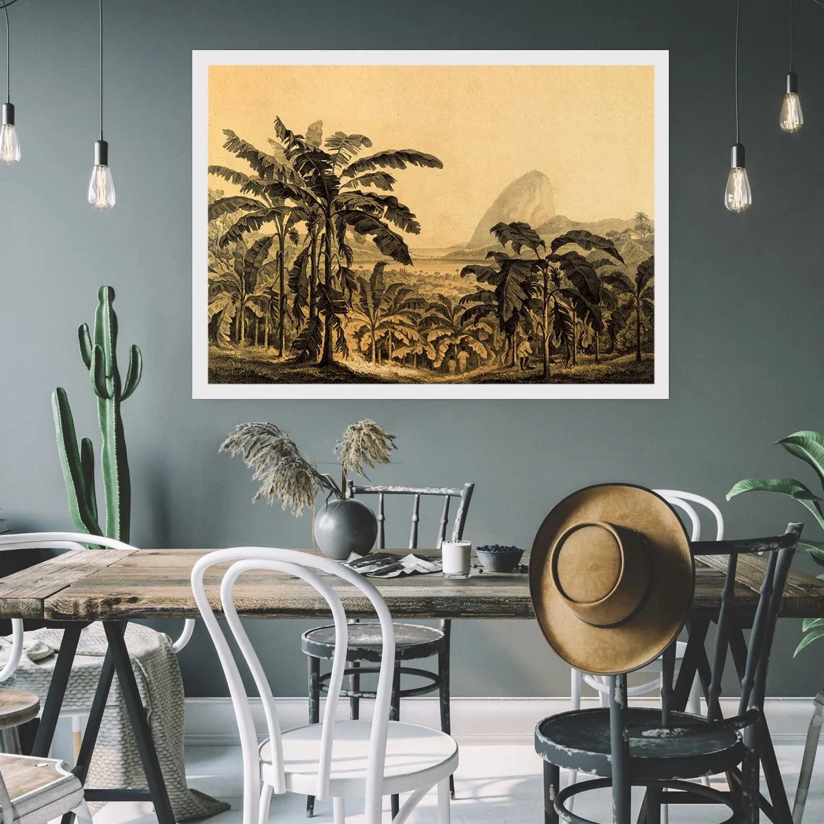 Poster - in einem kolonialen Klima - 91x61 cm