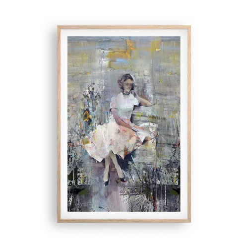 Poster in einem Rahmen aus heller Eiche - Klassisch und modern - 61x91 cm