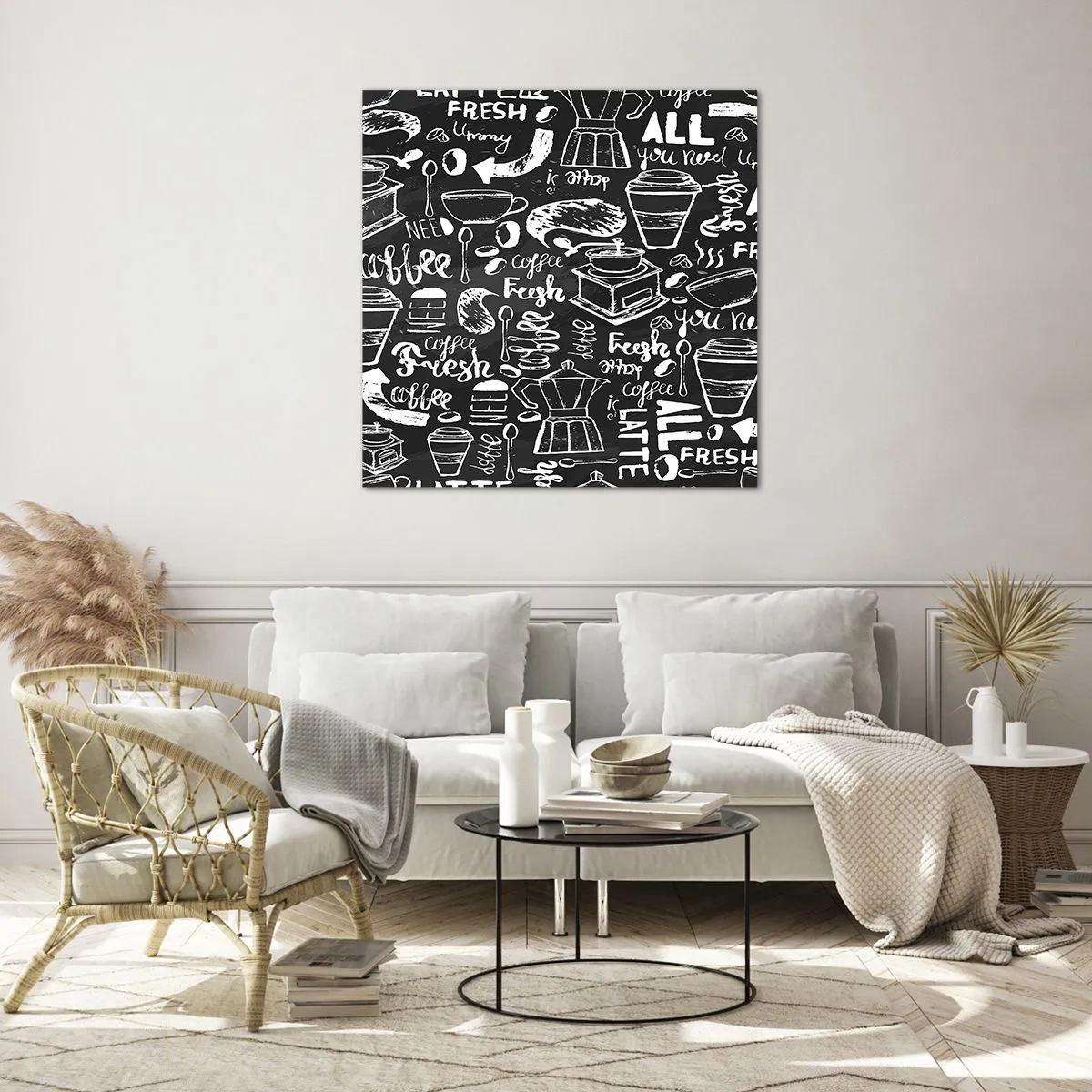 Glasbild - Bild auf glas - Alles was Sie brauchen ist… - 70x70 cm