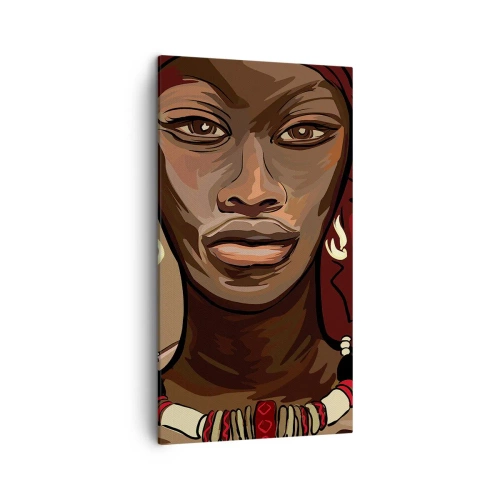 Bild auf Leinwand - Leinwandbild - Venus aus Ebenholz  - 45x80 cm