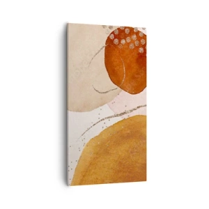 Bild auf Leinwand - Leinwandbild - Rundheit und Bewegung - 55x100 cm